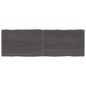vidaXL Tablero mesa madera tratada borde vivo marrón 180x60x(2-4) cm vidaXL Tablero mesa madera tratada borde vivo marrón 180x60x(2-4) cm