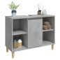 vidaXL Armario de lavabo madera contrachapada gris hormigón 80x33x60cm vidaXL Armario de lavabo madera contrachapada gris hormigón 80x33x60cm