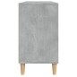vidaXL Armario de lavabo madera contrachapada gris hormigón 80x33x60cm vidaXL Armario de lavabo madera contrachapada gris hormigón 80x33x60cm
