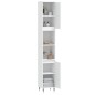 vidaXL Armario de baño madera contrachapada blanco 30x30x190 cm vidaXL Armario de baño madera contrachapada blanco 30x30x190 cm