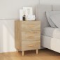 vidaXL Mesita de noche madera de ingeniería roble Sonoma 40x40x66 cm vidaXL Mesita de noche madera de ingeniería roble Sonoma 40x40x66 cm