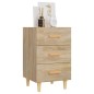 vidaXL Mesita de noche madera de ingeniería roble Sonoma 40x40x66 cm vidaXL Mesita de noche madera de ingeniería roble Sonoma 40x40x66 cm