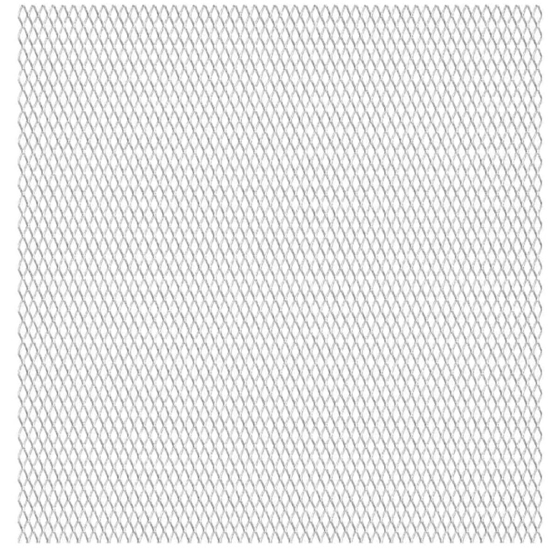 vidaXL Valla alambrada de jardín acero inoxidable 100x85 cm 45x20x4 mm vidaXL Valla alambrada de jardín acero inoxidable 100x85 cm 45x20x4 mm