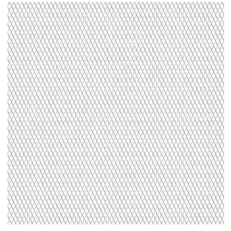 vidaXL Valla alambrada de jardín acero inoxidable 100x85 cm 45x20x4 mm