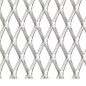 vidaXL Valla alambrada de jardín acero inoxidable 100x85 cm 45x20x4 mm vidaXL Valla alambrada de jardín acero inoxidable 100x85 cm 45x20x4 mm