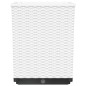 vidaXL Jardineras 2 unidades polipropileno blanco 30x30x37 cm vidaXL Jardineras 2 unidades polipropileno blanco 30x30x37 cm