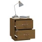 vidaXL Mesitas de noche 2 uds madera de pino marrón miel 40x34x45 cm vidaXL Mesitas de noche 2 uds madera de pino marrón miel 40x34x45 cm