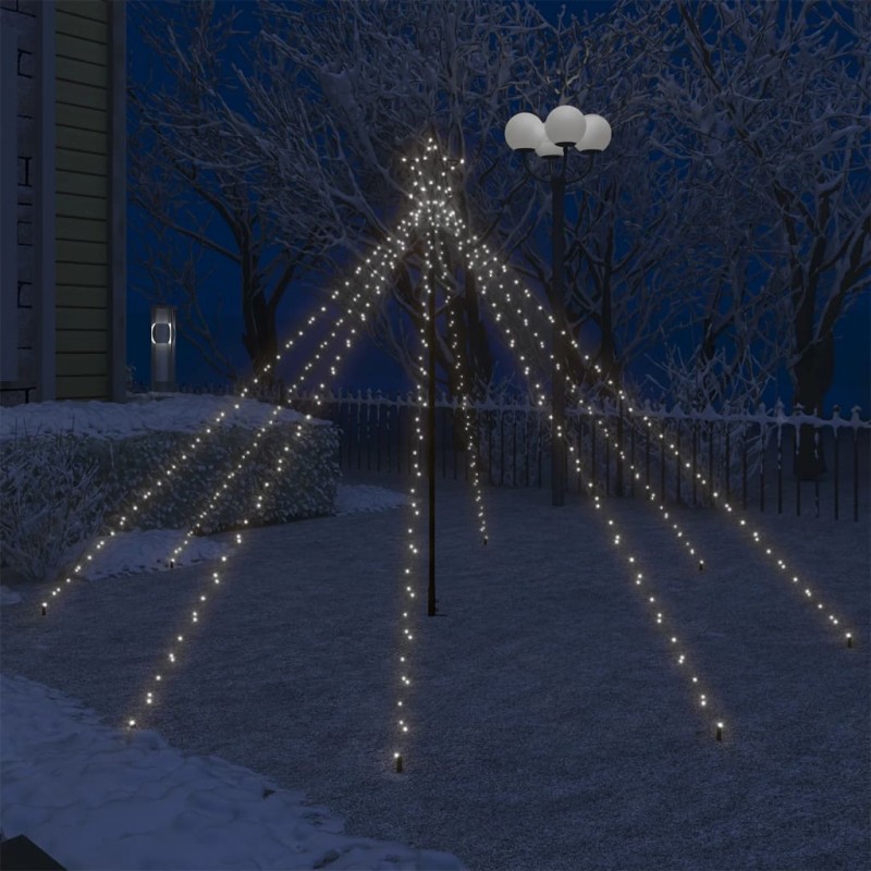vidaXL Luces LED forma árbol Navidad interior y exterior 400 LED 2,5 m vidaXL Luces LED forma árbol Navidad interior y exterior 400 LED 2,5 m