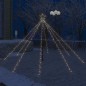 vidaXL Luces LED forma árbol Navidad interior y exterior 400 LED 2,5 m vidaXL Luces LED forma árbol Navidad interior y exterior 400 LED 2,5 m