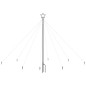 vidaXL Luces LED forma árbol Navidad interior y exterior 400 LED 2,5 m vidaXL Luces LED forma árbol Navidad interior y exterior 400 LED 2,5 m