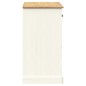 vidaXL Aparador con cajones VIGO madera maciza pino blanco 113x40x75cm vidaXL Aparador con cajones VIGO madera maciza pino blanco 113x40x75cm