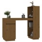 vidaXL Escritorio de madera maciza de pino marrón miel 110x53x117 cm vidaXL Escritorio de madera maciza de pino marrón miel 110x53x117 cm