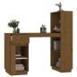 vidaXL Escritorio de madera maciza de pino marrón miel 110x53x117 cm vidaXL Escritorio de madera maciza de pino marrón miel 110x53x117 cm