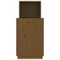 vidaXL Escritorio de madera maciza de pino marrón miel 110x53x117 cm vidaXL Escritorio de madera maciza de pino marrón miel 110x53x117 cm