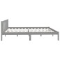 vidaXL Estructura de cama madera maciza gris Super King 180x200 cm vidaXL Estructura de cama madera maciza gris Super King 180x200 cm