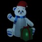 vidaXL Oso polar inflable de Navidad LED interior y exterior 1,8 m vidaXL Oso polar inflable de Navidad LED interior y exterior 1,8 m