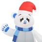 vidaXL Oso polar inflable de Navidad LED interior y exterior 1,8 m vidaXL Oso polar inflable de Navidad LED interior y exterior 1,8 m