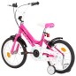 vidaXL Bicicleta para niños 16 pulgadas negro y rosa vidaXL Bicicleta para niños 16 pulgadas negro y rosa