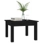 vidaXL Mesa de centro de madera maciza de pino negro 45x45x30 cm vidaXL Mesa de centro de madera maciza de pino negro 45x45x30 cm