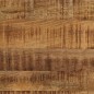 vidaXL Mesa de centro de madera maciza de mango rugosa y acero 110 cm vidaXL Mesa de centro de madera maciza de mango rugosa y acero 110 cm