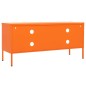 vidaXL Mueble para TV de acero naranja 105x35x50 cm vidaXL Mueble para TV de acero naranja 105x35x50 cm