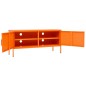 vidaXL Mueble para TV de acero naranja 105x35x50 cm vidaXL Mueble para TV de acero naranja 105x35x50 cm
