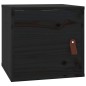 vidaXL Armarios de pared 2 uds madera maciza pino negro 31,5x30x30 cm vidaXL Armarios de pared 2 uds madera maciza pino negro 31,5x30x30 cm