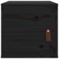 vidaXL Armarios de pared 2 uds madera maciza pino negro 31,5x30x30 cm vidaXL Armarios de pared 2 uds madera maciza pino negro 31,5x30x30 cm