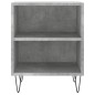 vidaXL Mesitas de noche 2 uds madera gris hormigón 40x30x50 cm