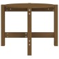 vidaXL Mesa de centro de madera maciza de pino marrón miel 62,5x45 cm vidaXL Mesa de centro de madera maciza de pino marrón miel 62,5x45 cm