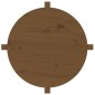 vidaXL Mesa de centro de madera maciza de pino marrón miel 62,5x45 cm vidaXL Mesa de centro de madera maciza de pino marrón miel 62,5x45 cm