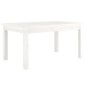 vidaXL Mesa de centro de madera maciza de pino blanco 80x50x40 cm vidaXL Mesa de centro de madera maciza de pino blanco 80x50x40 cm