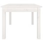 vidaXL Mesa de centro de madera maciza de pino blanco 80x50x40 cm vidaXL Mesa de centro de madera maciza de pino blanco 80x50x40 cm