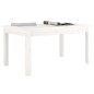 vidaXL Mesa de centro de madera maciza de pino blanco 80x50x40 cm vidaXL Mesa de centro de madera maciza de pino blanco 80x50x40 cm