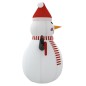 vidaXL Muñeco de nieve inflable con LED 460 cm