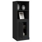 vidaXL Aparador alto madera contrachapada negro 36x35,5x103,5 cm vidaXL Aparador alto madera contrachapada negro 36x35,5x103,5 cm