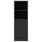 vidaXL Aparador alto madera contrachapada negro 36x35,5x103,5 cm vidaXL Aparador alto madera contrachapada negro 36x35,5x103,5 cm