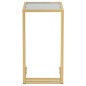 vidaXL Mesa auxiliar de ordenador vidrio transparente negro 50x35x65cm vidaXL Mesa auxiliar de ordenador vidrio transparente negro 50x35x65cm