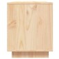 vidaXL Mueble de TV de madera maciza de pino 110,5x35x44 cm   