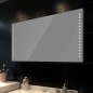 vidaXL Espejo de pared con luces LED 100x60 cm vidaXL Espejo de pared con luces LED 100x60 cm