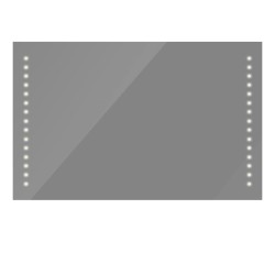 vidaXL Espejo de pared con luces LED 100x60 cm 