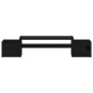 vidaXL Soporte para monitor madera maciza de pino negro 70x27,5x15 cm vidaXL Soporte para monitor madera maciza de pino negro 70x27,5x15 cm