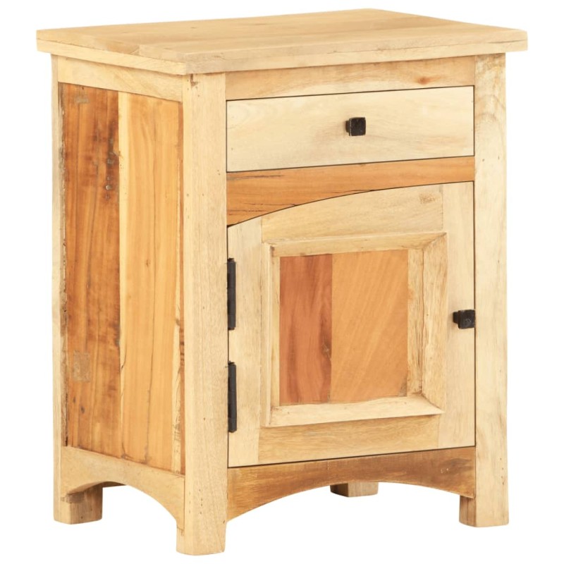 vidaXL Mesita de noche de madera maciza reciclada 40x30x50 cm vidaXL Mesita de noche de madera maciza reciclada 40x30x50 cm
