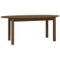 vidaXL Mesa de centro madera maciza de pino marrón miel 110x55x45 cm vidaXL Mesa de centro madera maciza de pino marrón miel 110x55x45 cm