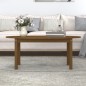 vidaXL Mesa de centro madera maciza de pino marrón miel 110x55x45 cm vidaXL Mesa de centro madera maciza de pino marrón miel 110x55x45 cm