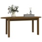 vidaXL Mesa de centro madera maciza de pino marrón miel 110x55x45 cm vidaXL Mesa de centro madera maciza de pino marrón miel 110x55x45 cm