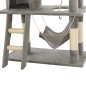 vidaXL Rascador para gatos con poste de sisal 140 cm gris vidaXL Rascador para gatos con poste de sisal 140 cm gris
