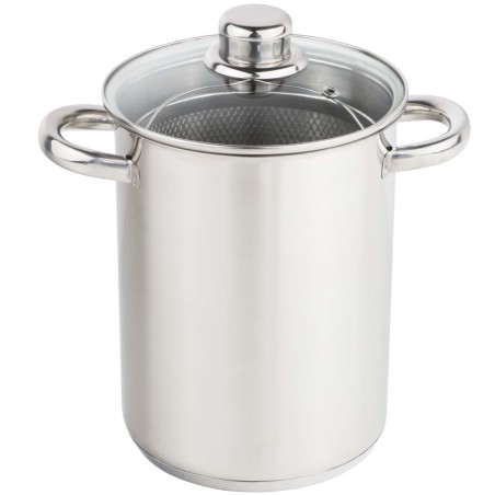 HI Olla para espárragos plateada 4 L