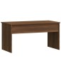 vidaXL Mesa de centro contrachapado marrón roble 102x50,5x52,5 cm