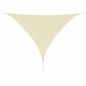 vidaXL Toldo de vela triangular tela Oxford color crema 5x5x5 m vidaXL Toldo de vela triangular tela Oxford color crema 5x5x5 m